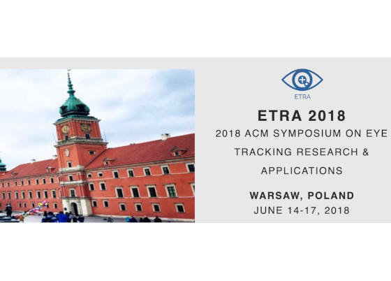 Seven papers accepted at ETRA 2018