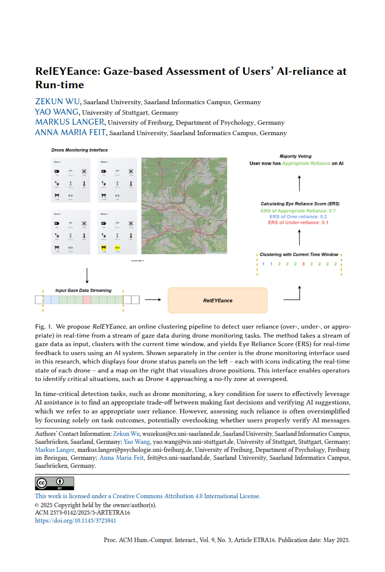 RelEYEance: Gaze-based Assessment of Users’ AI-reliance at Run-time